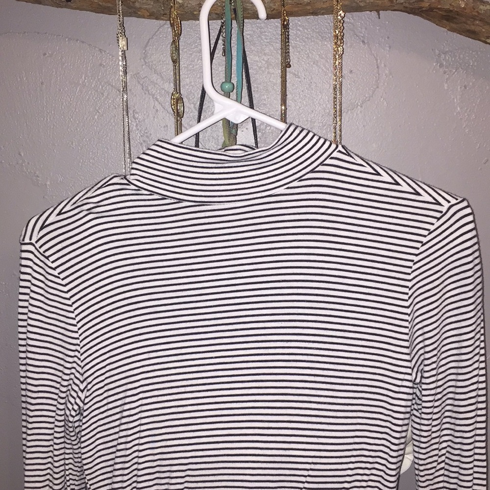 Striped Turtleneck